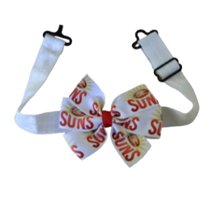 AFL Gold Coast Suns Adjustable Bella Bow Tie Sports Pinkberry Kisses Men Boys Party Wedding Game Pinkberry Kisses