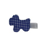 Embellished Non Slip Hair Clip - Blue Scotty Dog Non Slip Clip Pinkberry Kisses Hair Accessories Baby Toddler Girl Hair Clip