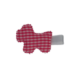 Embellished Non Slip Hair Clip - Bright Pink Scotty Dog Non Slip Clip Pinkberry Kisses Hair Accessories Baby Toddler Girl Hair Clip
