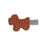 Embellished Non Slip Hair Clip - Orange Scotty Dog Non Slip Clip Pinkberry Kisses Hair Accessories Baby Toddler Girl Hair Clip
