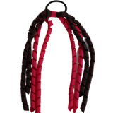 School Hair Accessories School Uniform Hair Tie Curly Ponytail Streamer - Korker Ribbon Girls Hair Tie Pinkberry Kisses Brown Shocking Pink