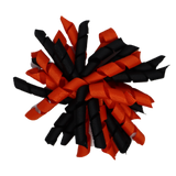 School Hair Accessories - School Korker Non Slip Hair Clip Girl Toddler - Pinkberry Kisses Black Autumn Orange