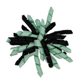 School Hair Accessories - School Korker Non Slip Hair Clip Girl Toddler - Pinkberry Kisses Black Light Pastel Green