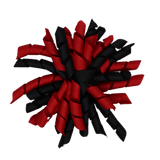 School Hair Accessories - School Korker Non Slip Hair Clip Girl Toddler - Pinkberry Kisses Red Black