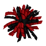 School Hair Accessories - School Korker Non Slip Hair Clip Girl Toddler - Pinkberry Kisses Black Red