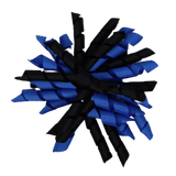 School Hair Accessories - School Korker Non Slip Hair Clip Girl Toddler - Pinkberry Kisses Royal Blue Black