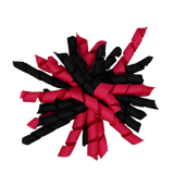School Hair Accessories - School Korker Non Slip Hair Clip Girl Toddler - Pinkberry Kisses Black Shocking Pink