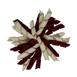 School Hair Accessories - School Korker Non Slip Hair Clip Girl Toddler - Pinkberry Kisses Burgundy Cream Ivory