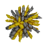 School Hair Accessories - School Korker Non Slip Hair Clip Girl Toddler - Pinkberry Kisses Daffodil Yellow Light Grey silver