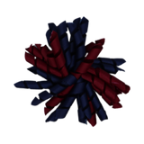 School Hair Accessories - School Korker Non Slip Hair Clip Girl Toddler - Pinkberry Kisses Navy Blue Burgundy