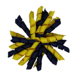School Hair Accessories - School Korker Non Slip Hair Clip Girl Toddler - Pinkberry Kisses Navy Blue Daffodil Yellow