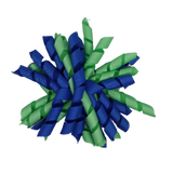 Slip Hair Clip Girl Toddler - Pinkberry Kisses Royal Blue Mint Green
