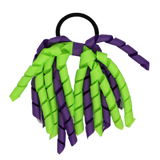 School Hair Accessories Short Curly Ponytail Streamer Girls Hair Tie Korker Pinkberry Kisses Key Lime Grape