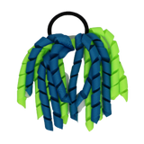 School Hair Accessories Short Curly Ponytail Streamer Girls Hair Tie Korker Pinkberry Kisses Key Lime Methyl Blue