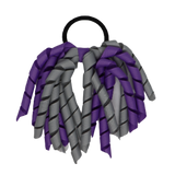 School Hair Accessories Short Curly Ponytail Streamer Girls Hair Tie Korker Pinkberry Kisses Light Silver Grey Grape