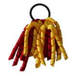 School Hair Accessories Short Curly Ponytail Streamer Girls Hair Tie Korker Pinkberry Kisses Mazie Yellow Red