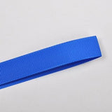 Electric Blue 22mm (7/8) Plain Grosgrain Ribbon by the meter Pinkberry Kisses