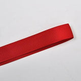 Red  22mm (7/8) Plain Grosgrain Ribbon by the meter Pinkberry Kisses