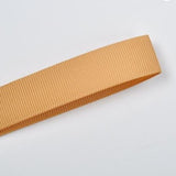 Old Gold  38mm (1 1/2) Plain Grosgrain Ribbon by the meter Pinkberry Kisses