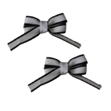 Baby and Toddler non slip hair clips - white and Black  Non Slip Hair Clip Pinkberry Kisses Baby Toddler Hair Clip Pair of Hair Clips