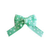 Baby and Toddler non slip hair clips - mint green
