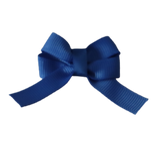 Baby and Toddler non slip hair clips - Baby Hair Bow Pinkberry Kisses Royal Blue  