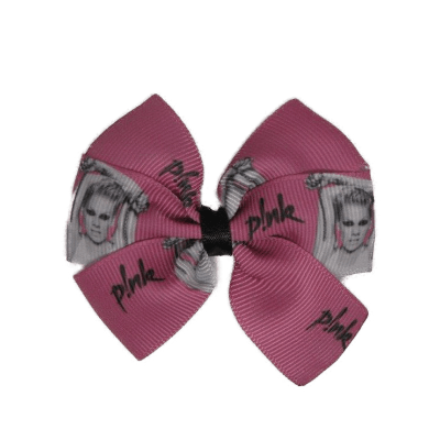 Bella Hair Bow - Pink - 7cm - Pinkberry Kisses Hair accessories for girls Hair accessories for baby toddler Non slip hair clip - Pinkberry Kisses