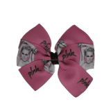 Bella Hair Bow - Pink - 7cm - Pinkberry Kisses Hair accessories for girls Hair accessories for baby toddler Non slip hair clip - Pinkberry Kisses