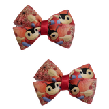 Cherish Hair Bow - Buzzy Bee - Hair Accessories for Girl Baby Children Pinkberry Kisses Non Slip Hair Clip Pair