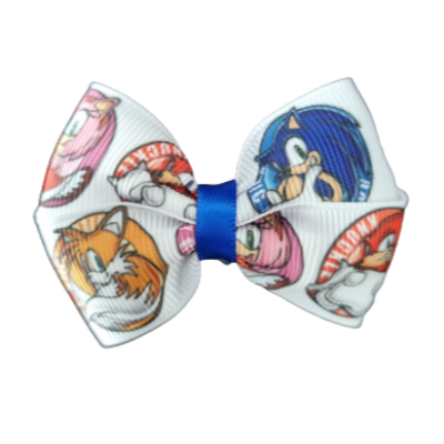 Cherish Hair Bow Sonic the Hedgehog Pinkberry Kisses