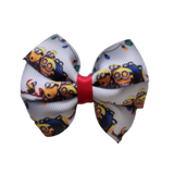 Christmas Hair Accessories - Bella Hair Bow Minions with Xmas Lights Kids Hair Bow Christmas Hair Bow Hair accessories for girls Hair accessories for baby - Pinkberry Kisses