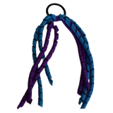 School Hair Accessories School Uniform Hair Tie Curly Ponytail Streamer - Burgundy Base & Top Ribbon Girls Hair Tie Pinkberry Kisses Purple Methyl Blue