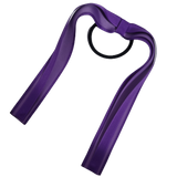 School Uniform Hair Accessories Ponytail Streamer Straight - Pinkberry Kisses Purple Base & Top Ribbon Grape