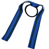 School Uniform Hair Accessories Ponytail Streamer Straight Hair Ties - Pinkberry Kisses Royal Blue Base & Top Ribbon  Hunter Green  Dark Green