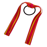 School Uniform Hair Accessories Ponytail Streamer Straight Hair Ties Girls Hair Accessories Pinkberry Kisses Shocking Pink Mazie Yellow