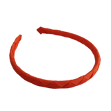 School Hair Accessories Woven Single Colour Headband School Uniform School Hair Accessories Pinkberry Kisses Autumn Orange
