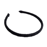 School Hair Accessories Woven Single Colour Headband School Uniform School Hair Accessories Pinkberry Kisses Black