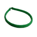 School Hair Accessories Woven Single Colour Headband School Uniform School Hair Accessories Pinkberry Kisses Emerald Green
