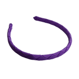 School Hair Accessories Woven Single Colour Headband School Uniform School Hair Accessories Pinkberry Kisses Grape Purple