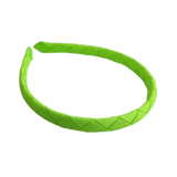 School Hair Accessories Woven Single Colour Headband School Uniform School Hair Accessories Pinkberry Kisses Key Lime