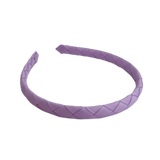School Hair Accessories Woven Single Colour Headband School Uniform School Hair Accessories Pinkberry Kisses Light Orchid