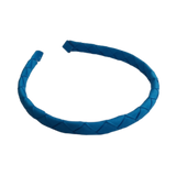 School Hair Accessories Woven Single Colour Headband School Uniform School Hair Accessories Pinkberry Kisses  Methyl Blue