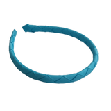 School Hair Accessories Woven Single Colour Headband School Uniform School Hair Accessories Pinkberry Kisses Misty Turquoise