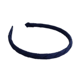 School Hair Accessories Woven Single Colour Headband School Uniform School Hair Accessories Pinkberry Kisses Navy Blue