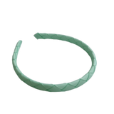 School Hair Accessories Woven Single Colour Headband School Uniform School Hair Accessories Pinkberry Kisses Pastel Green