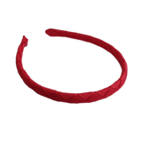 School Hair Accessories Woven Single Colour Headband School Uniform School Hair Accessories Pinkberry Kisses Red