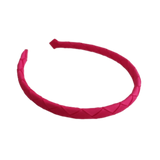 School Hair Accessories Woven Single Colour Headband School Uniform School Hair Accessories Pinkberry Kisses Shocking Pink