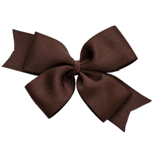 Timeless Hair Bow Pinkberry Kisses Hair Accessories - Brown