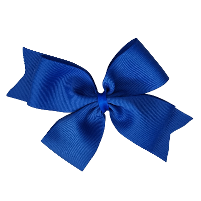 Timeless Hair Bow Pinkberry Kisses Hair Accessories - Royal Blue