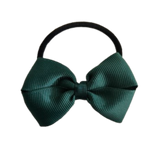 Cherish Plain Colour Hair Bow School Uniform School Hair Accessories Hair Bow 6.5cm hair Tie Bows Pinkberry Kisses Hunter Green  